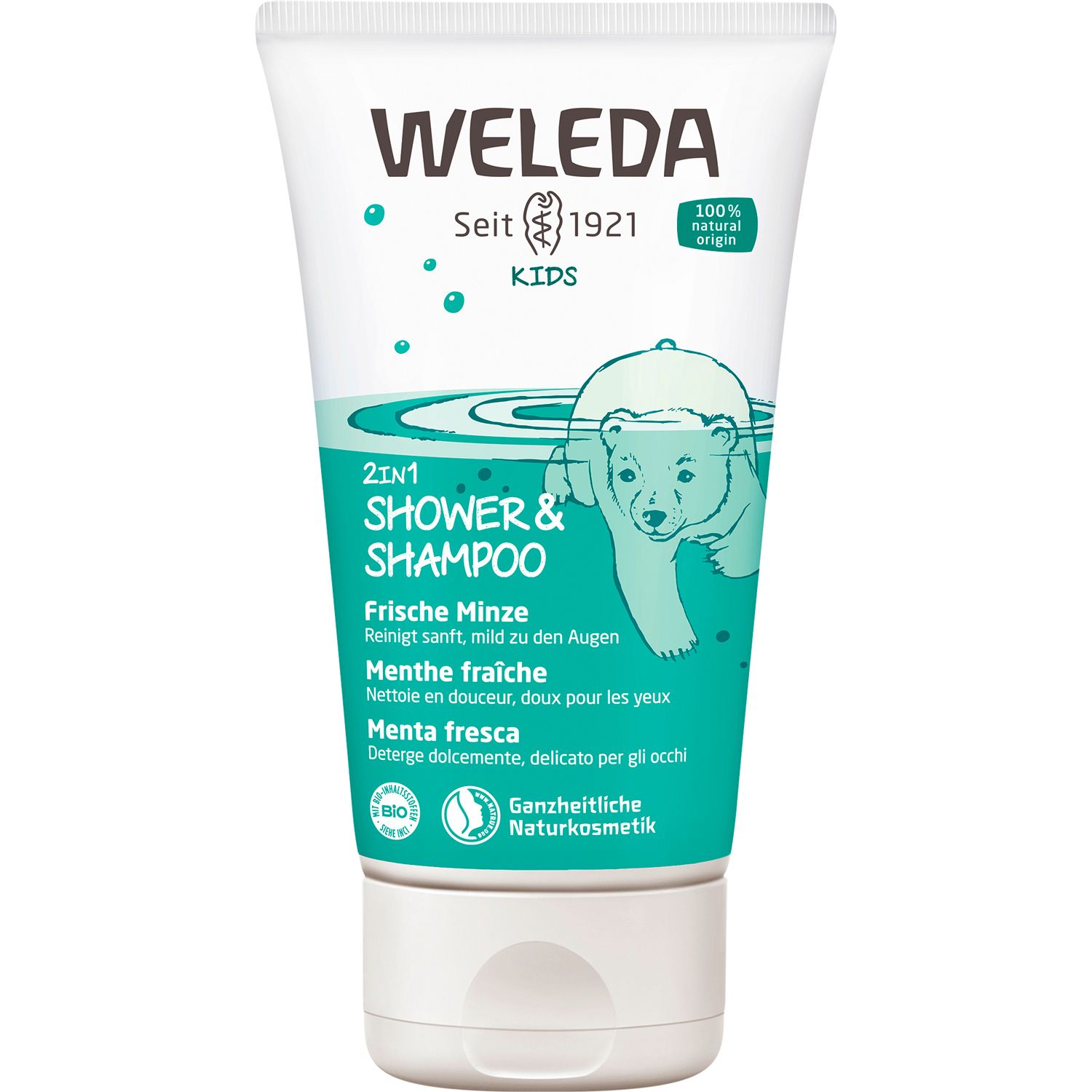 Weleda Kids 2in1 Shower & Shampoo Frische Minze