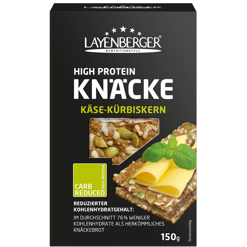 Image of LAYENBERGER® High Protein Knäcke Käse-Kürbiskern