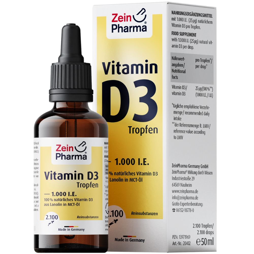 Image of Vitamin D3 Tropfen 1.000 I.E. ZeinPharma