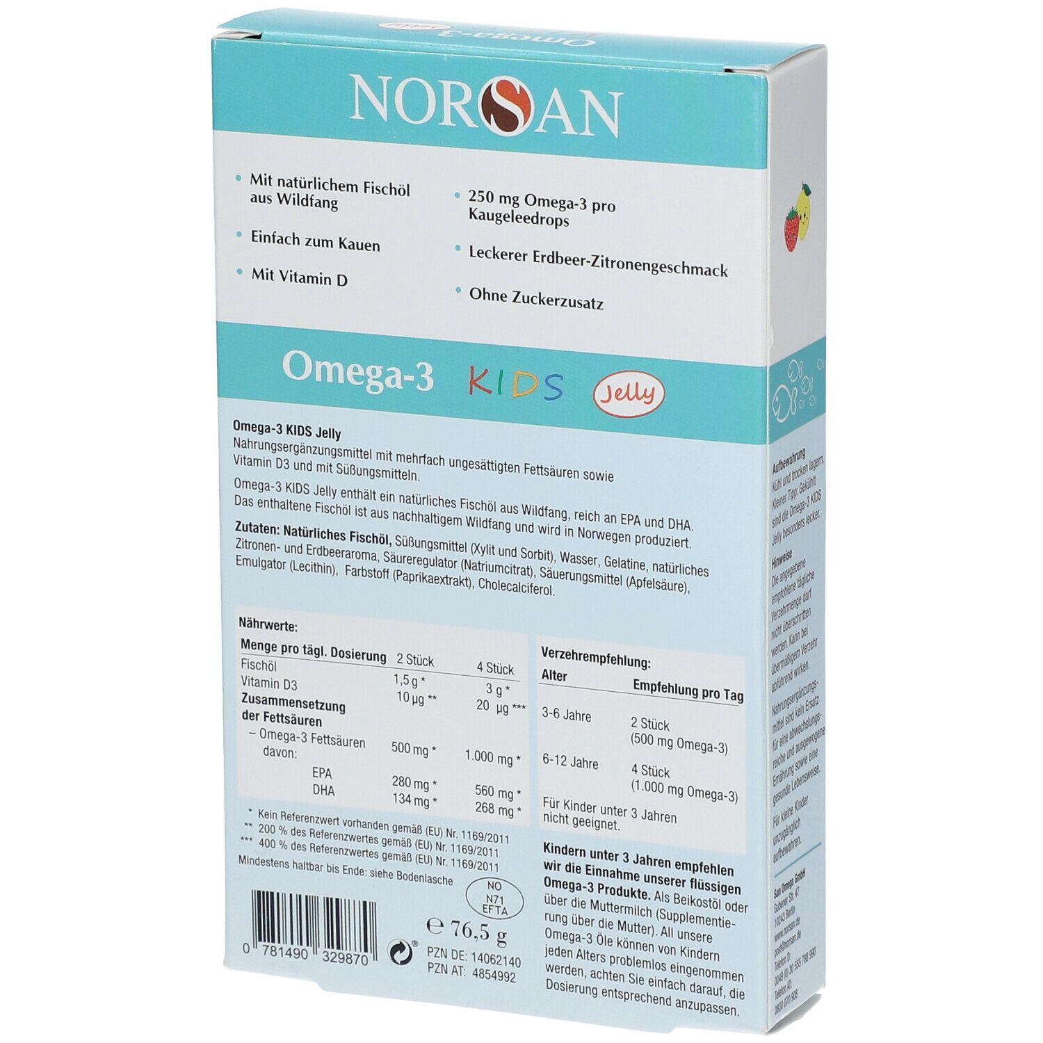 NORSAN Omega3 Kids Jelly shopapotheke.ch