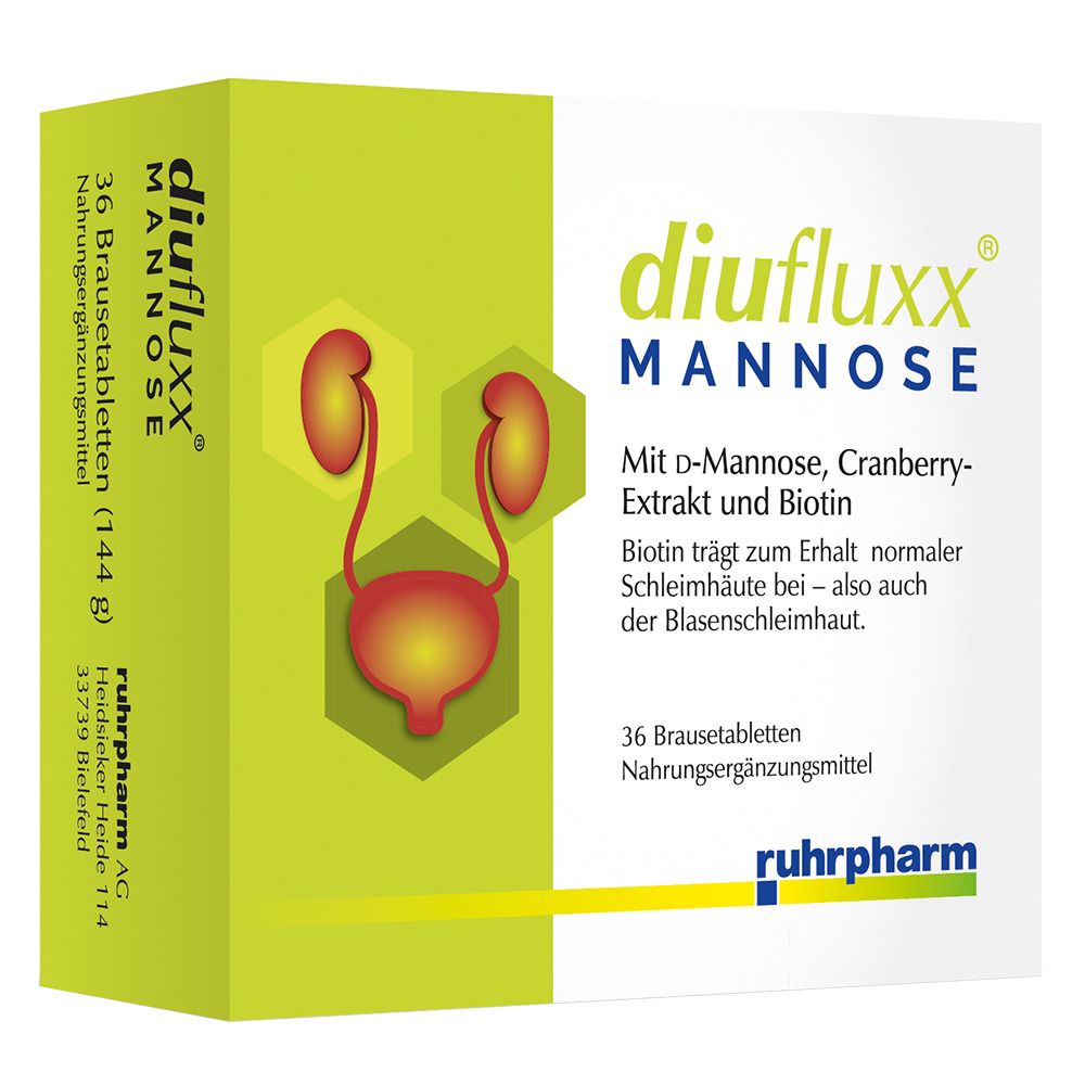 Image of diufluxx® Mannose Brausetabletten