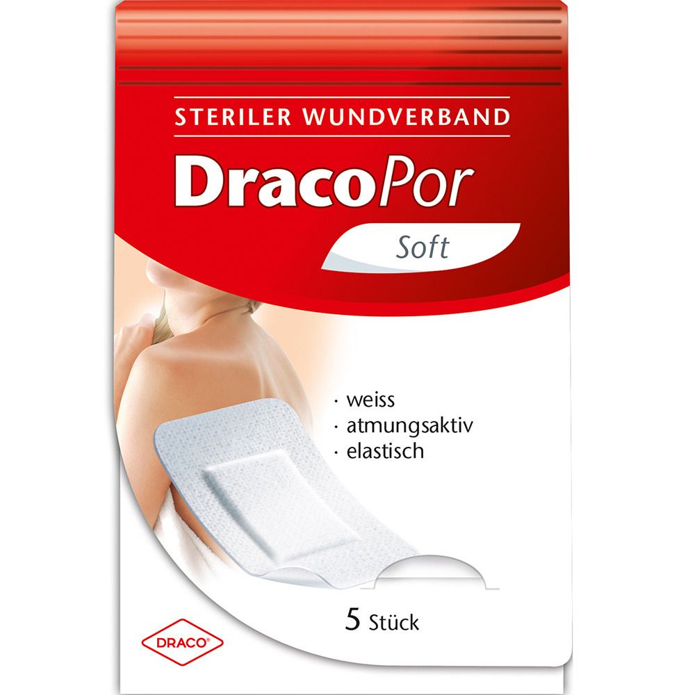 Image of Dracopor Soft weiß 15 cm x 15 cm steril