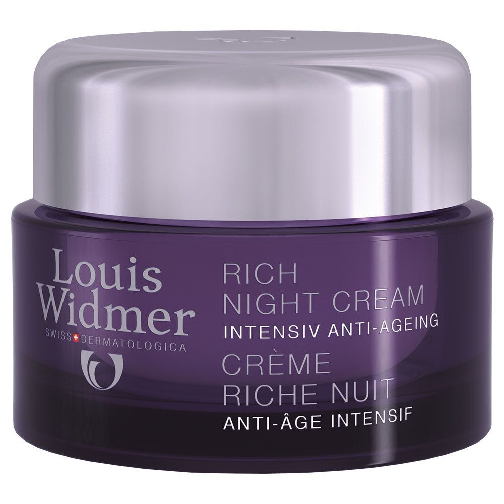 Louis Widmer Rich Night Cream légèrement parfumée
