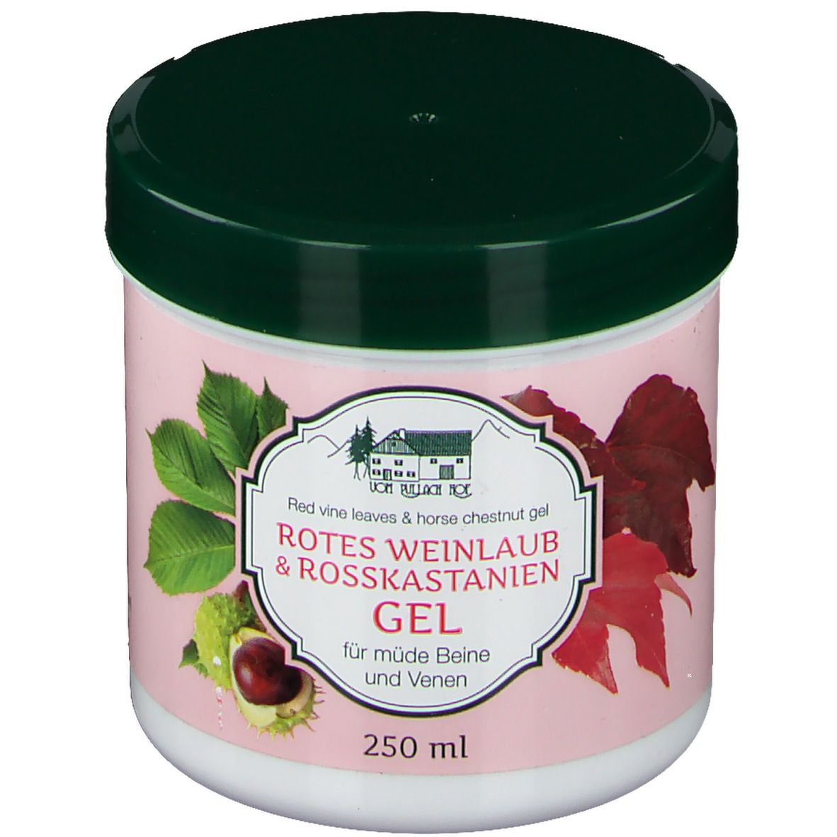 Rotes Weinlaub Gel