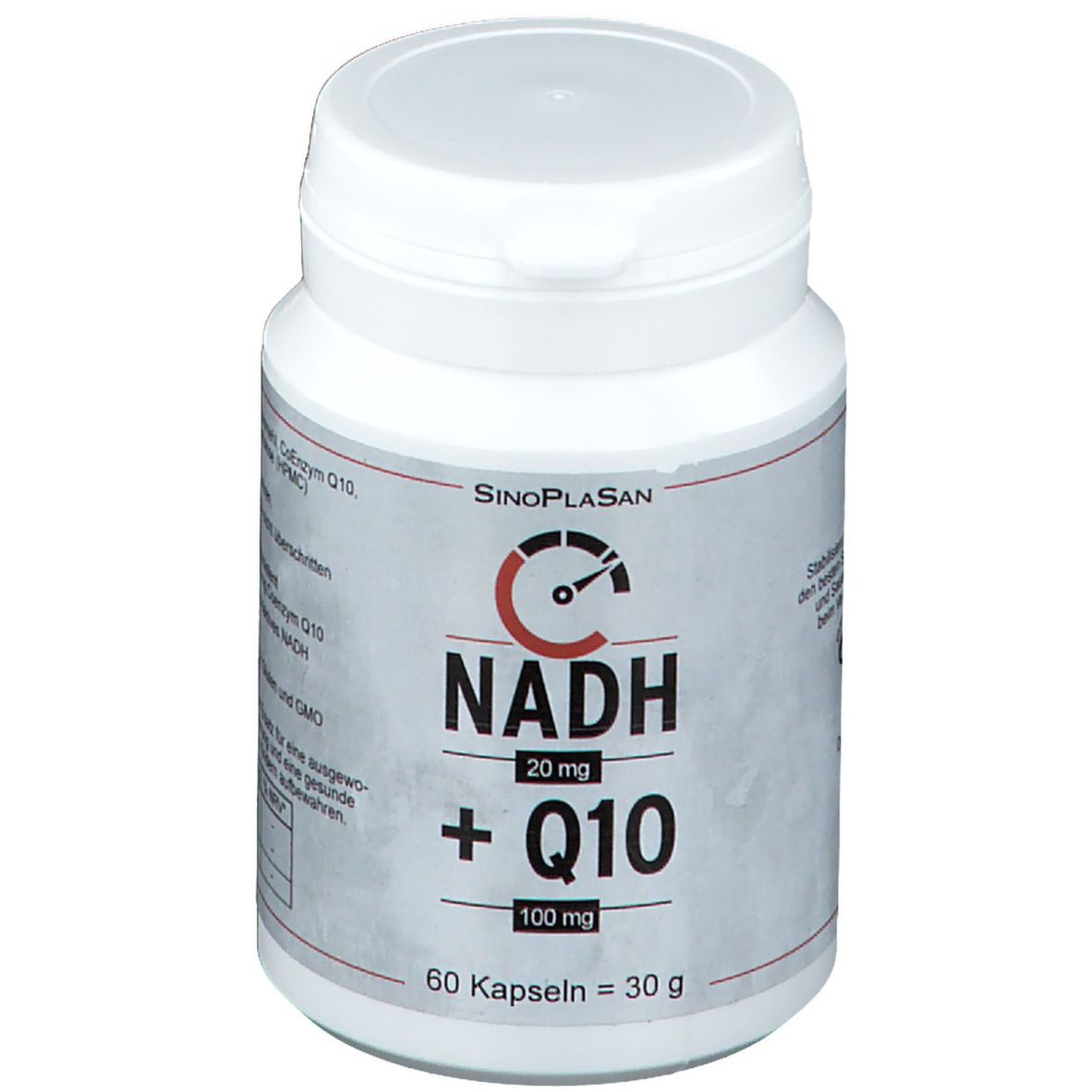 SinoPlaSan NADH 20 mg + Q10 100 mg