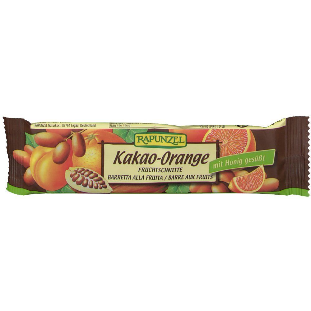 RAPUNZEL Tranches de fruits biologiques, Cacao-Orange