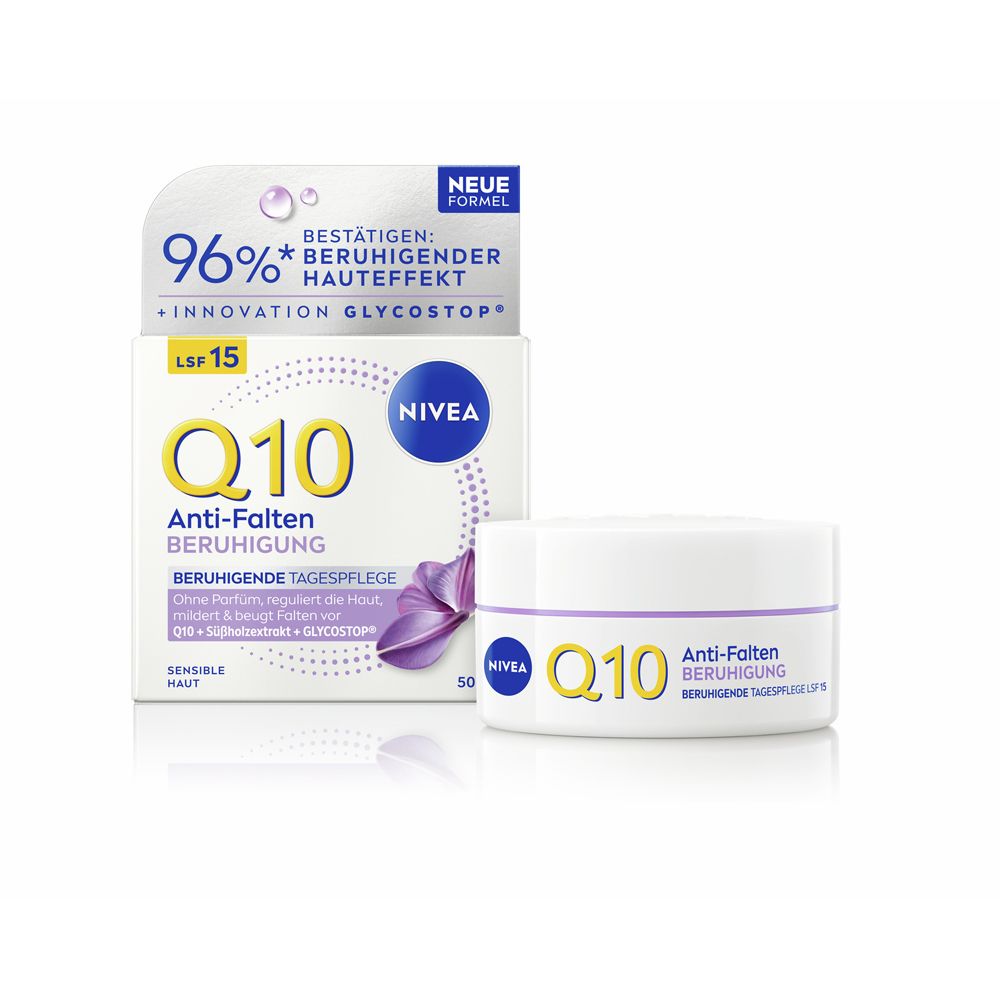 NIVEA® Q10 Power Anti-Falten + reduzierte Sensibilität Tagespflege LSF 15