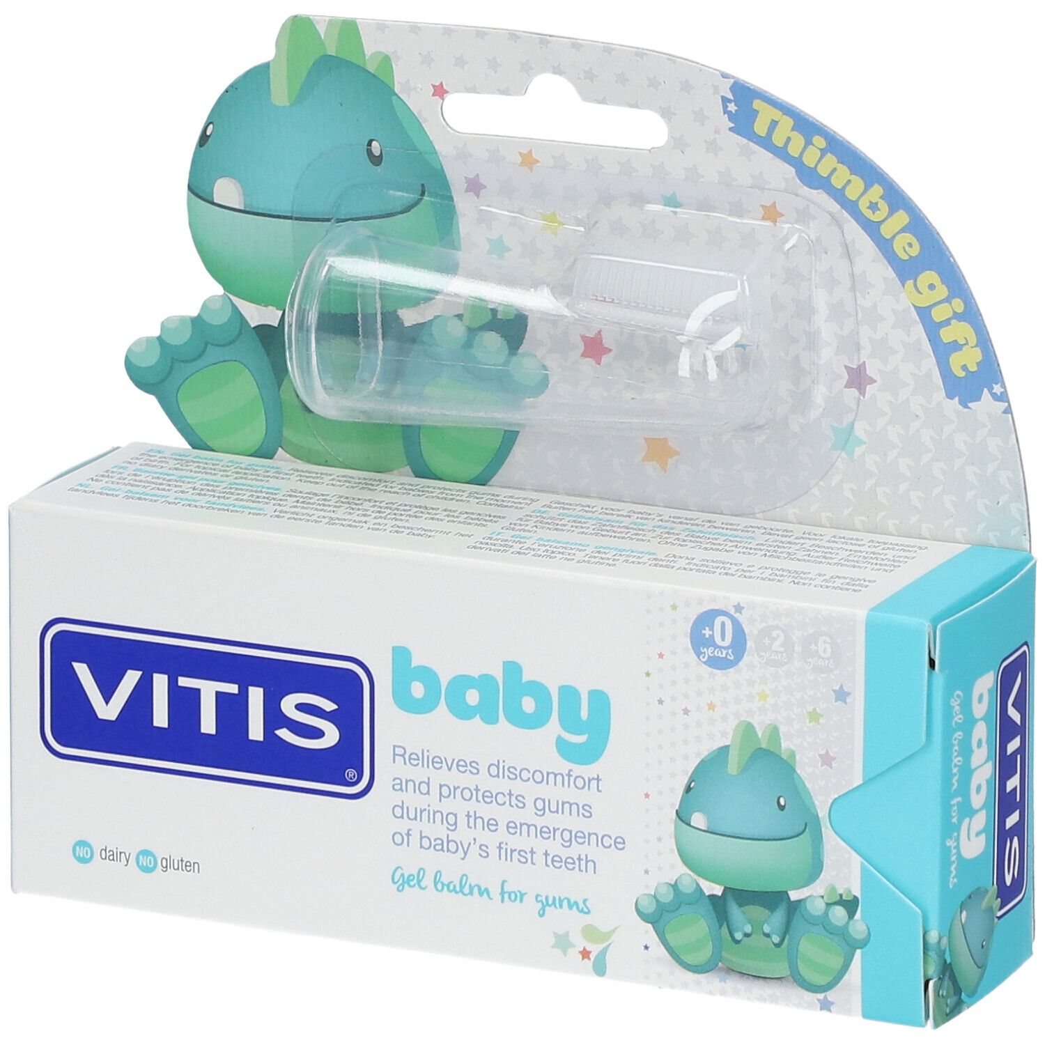 Image of VITIS® Baby Gelbalsam + Fingerzahnbürste