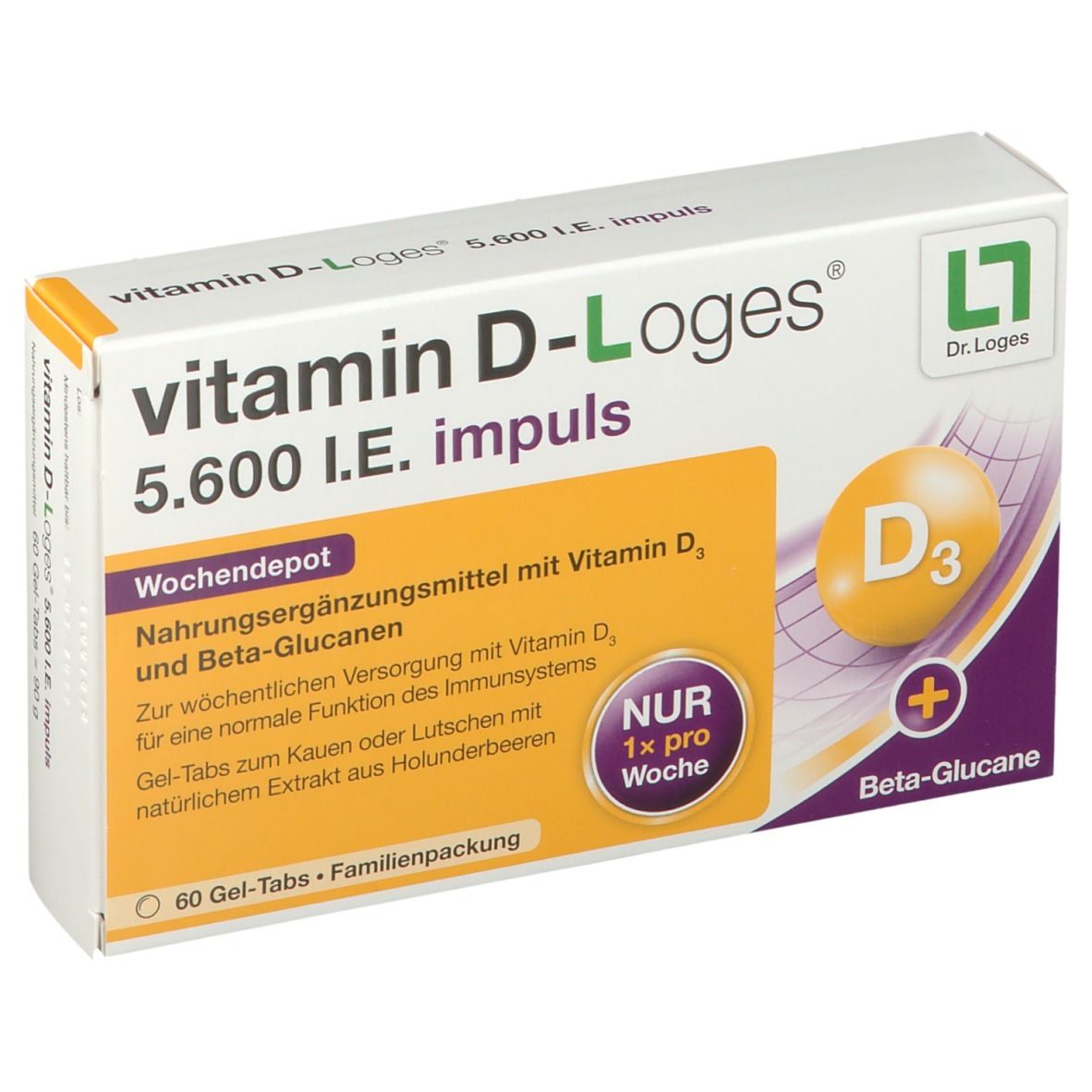 Image of vitamin D-Loges® 5.600 I.E. impuls