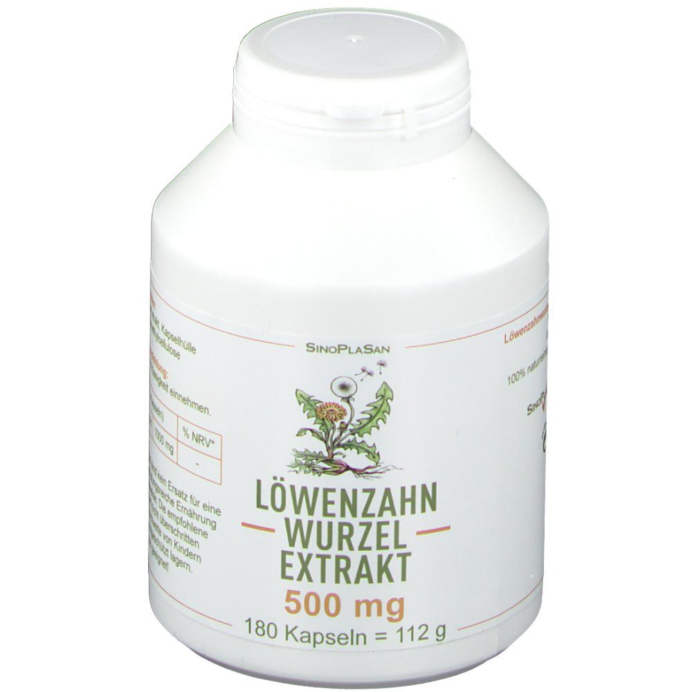 SinoPlaSan Extrait de racine de pissenlit 500 mg