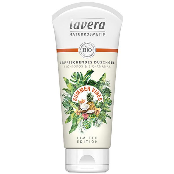 lavera Summer Vibes Gel douche Coco & ananas bio - Édition limitée