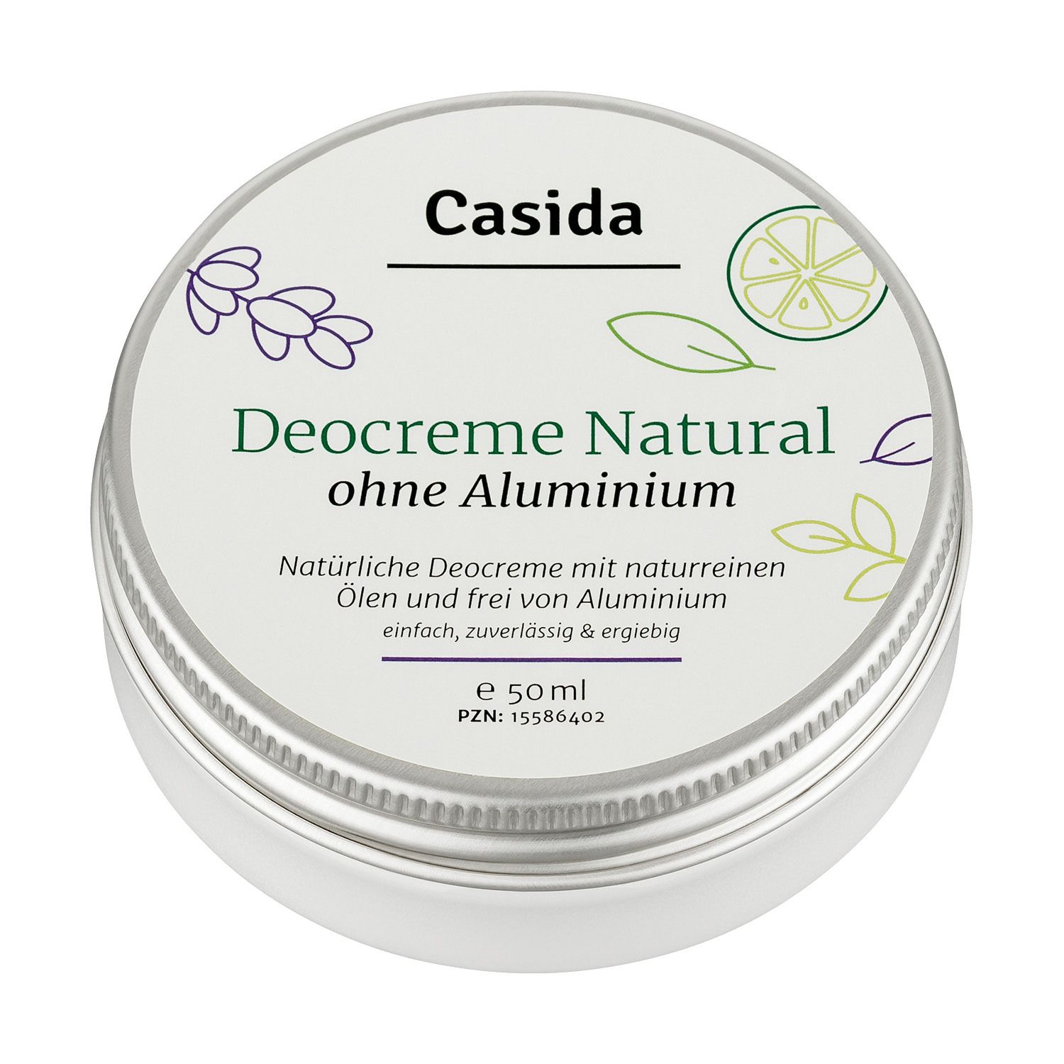 Image of Casida Deocreme Natural ohne Aluminium