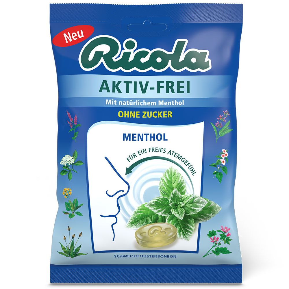 Image of Ricola® Aktiv-Frei Menthol ohne Zucker