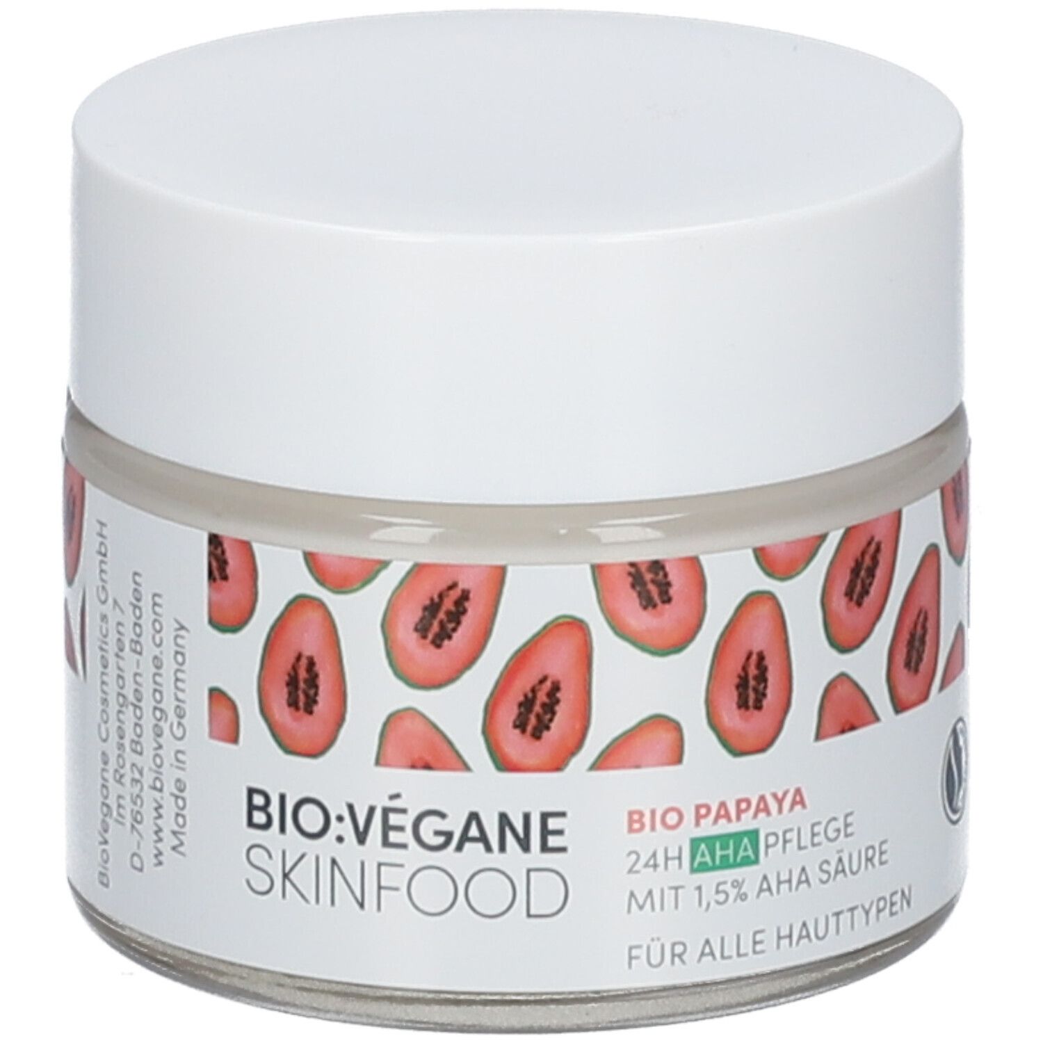 BIO VÉGANE SKINFOOD BIO PAPAYA 24h AHA Pflege