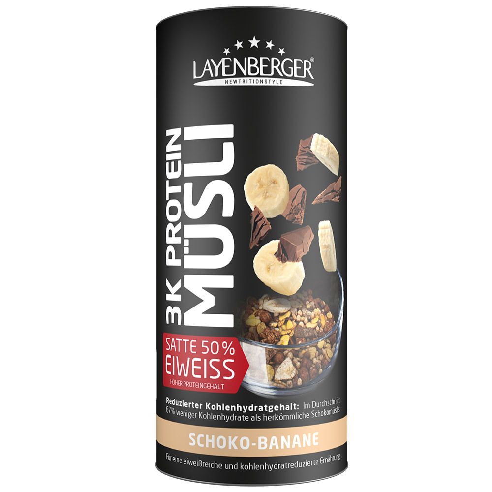 LAYENBERGER® 3K Protein Müsli Schoko-Banane