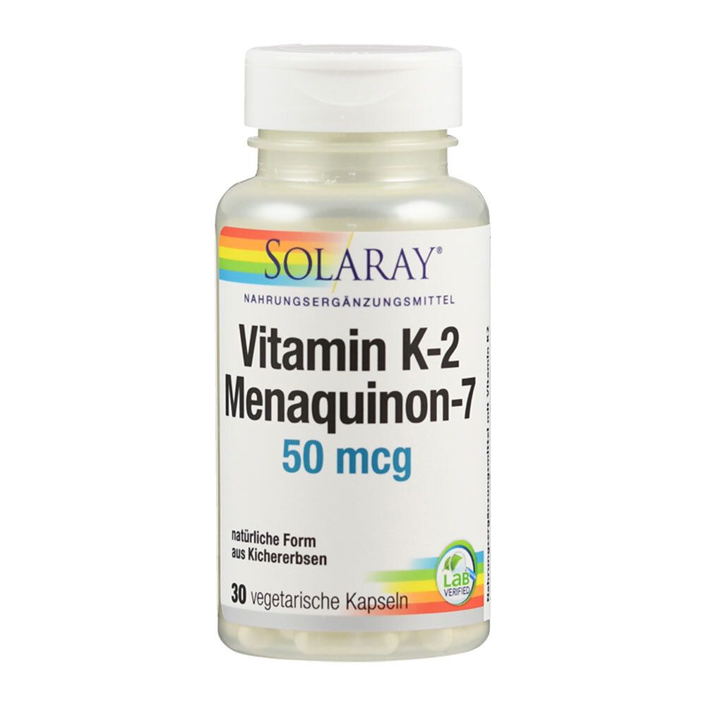 SOLARAY® Vitamin K2 Menaquinon-7 50 µg