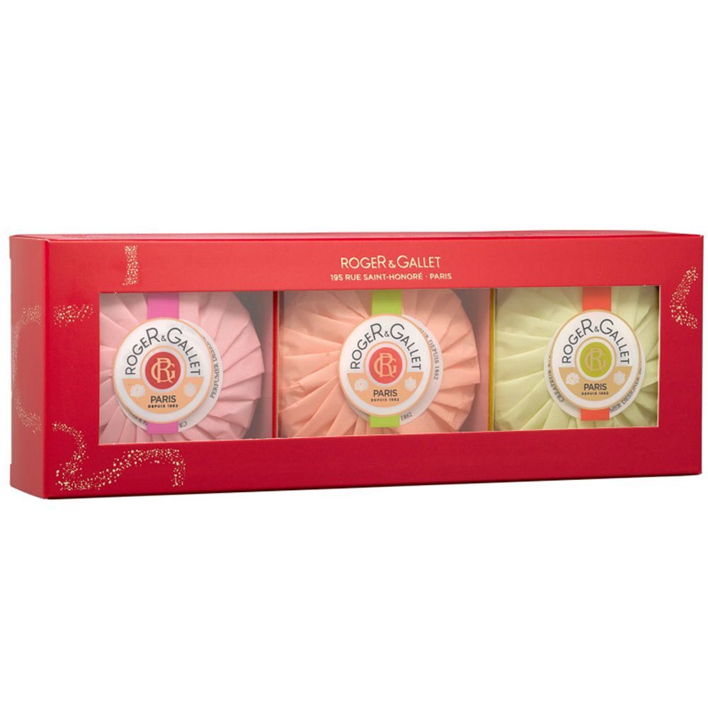 Roger & Gallet Coffret Trio savons parfumés