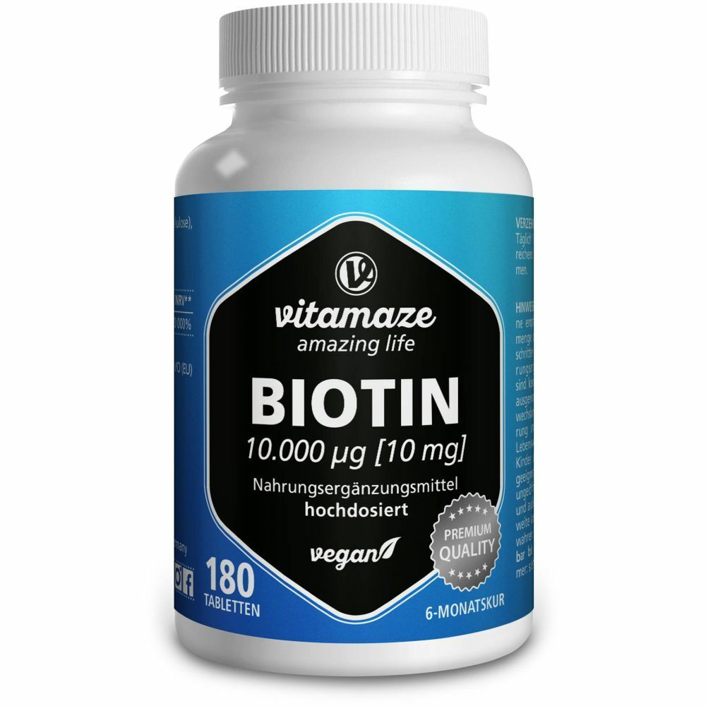Image of Vitamaze Biotin 10 mg hochdosiert