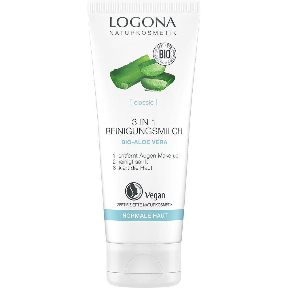 LOGONA Naturkosmetik  3in1 Reinigungsmilch