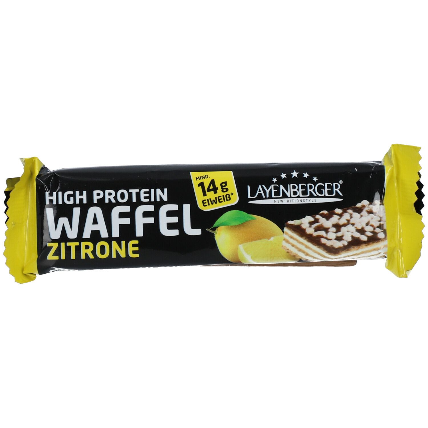LAYENBERGER® High Protein Waffelriegel Zitrone