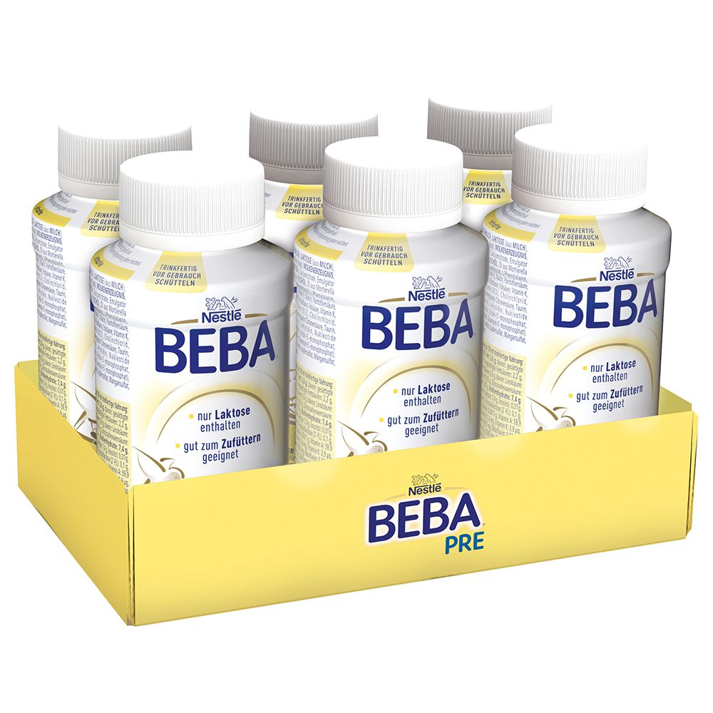 Image of Nestlé BEBA® Anfangsmilch PRE von Geburt an, trinkfertig