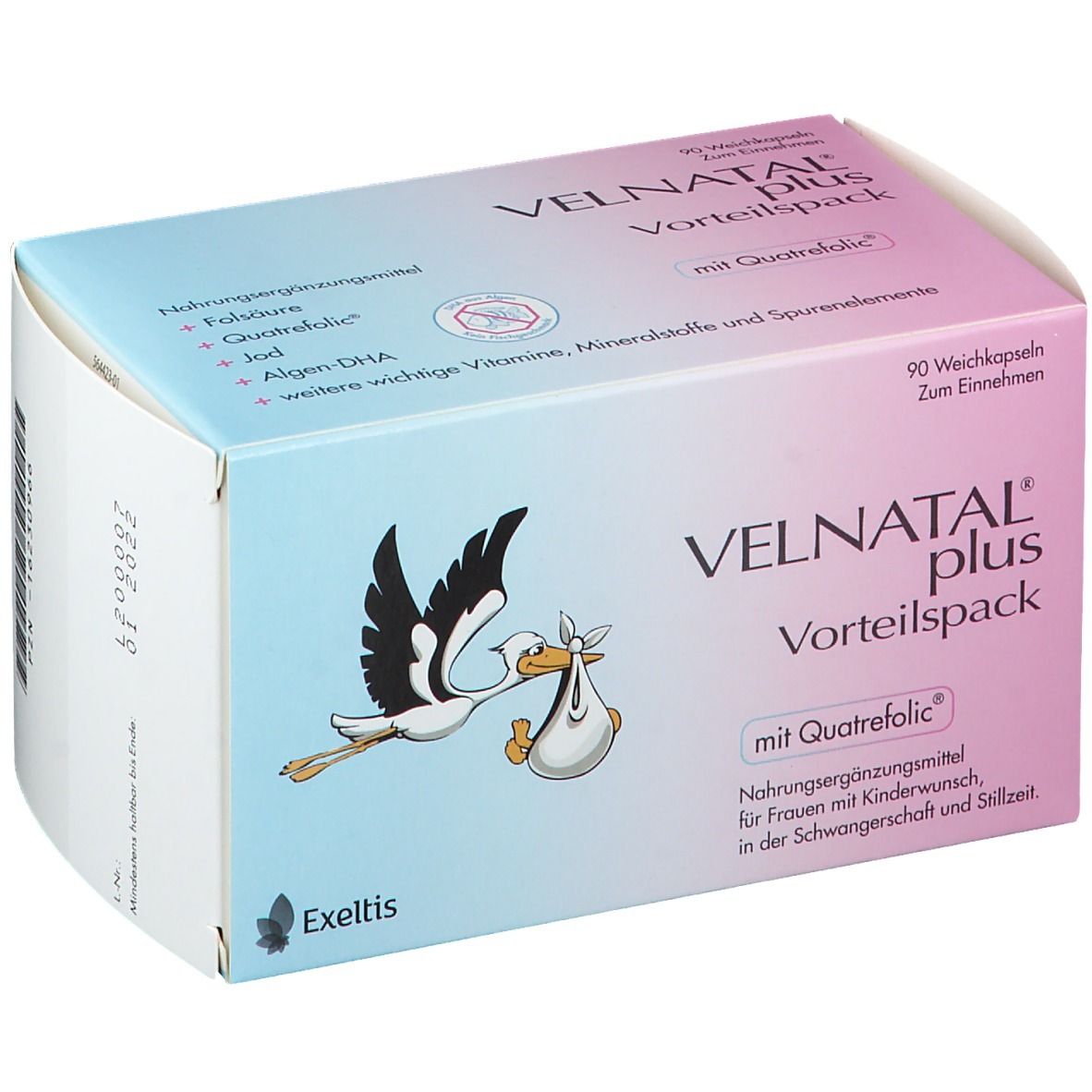 VELNATAL® plus avec Quatrefolic®