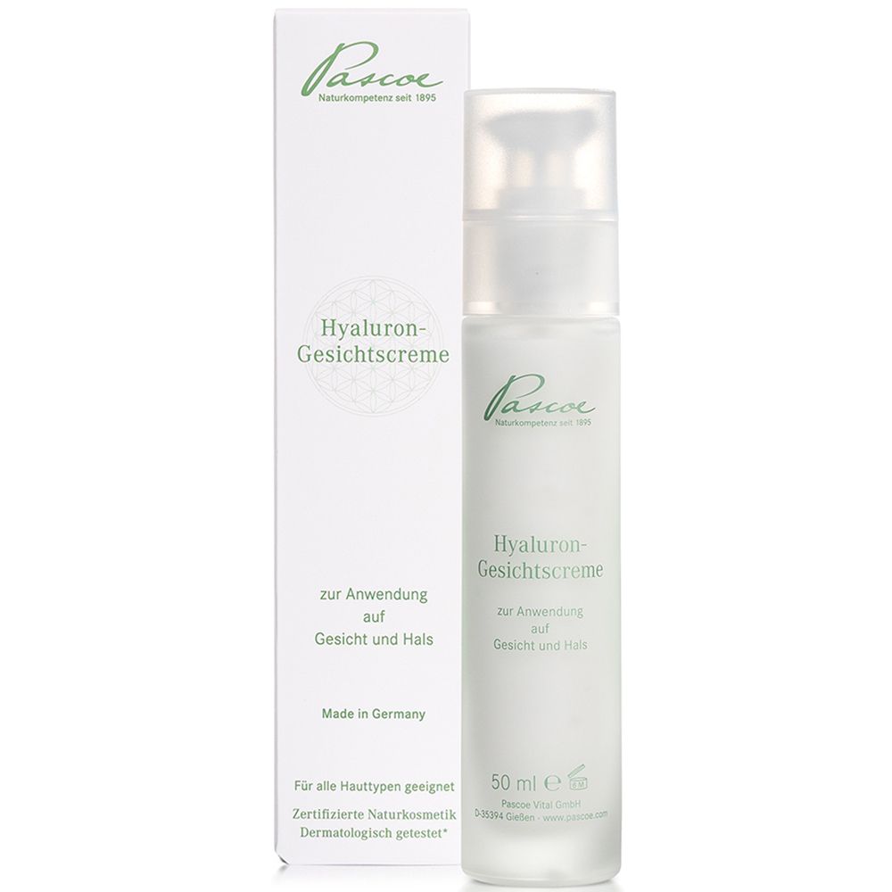 Crème pour le visage au hyaluron