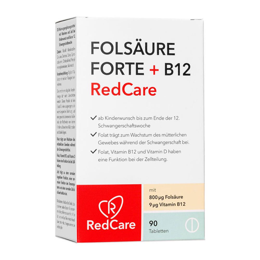 ACIDE FOLIQUE FORTE RedCare