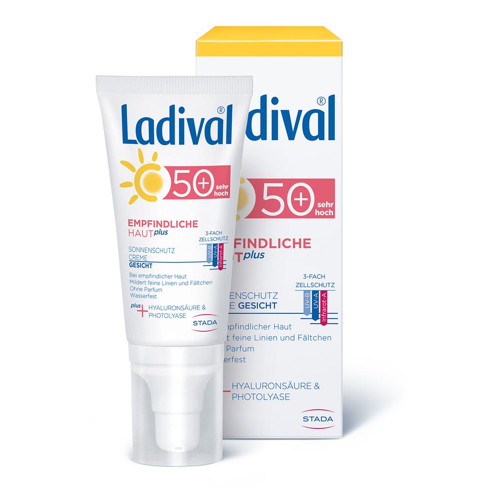 Ladival® Empfindliche Hau Plus Sonnenschutz Creme LSF 50+