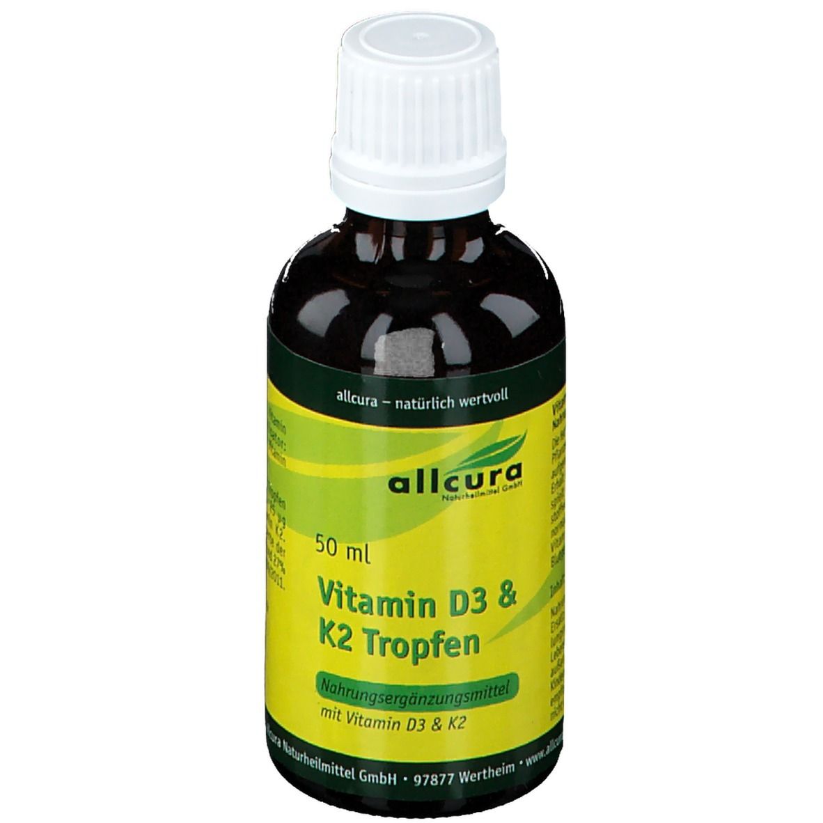 Image of allcura Vitamin D3 + K2 Tropfen