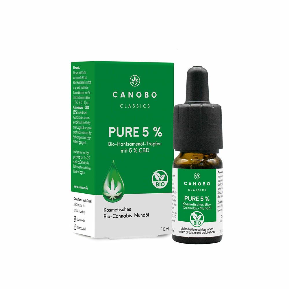 Image of CANOBO PURE Bio CBD 5% Cannabis Mundöl