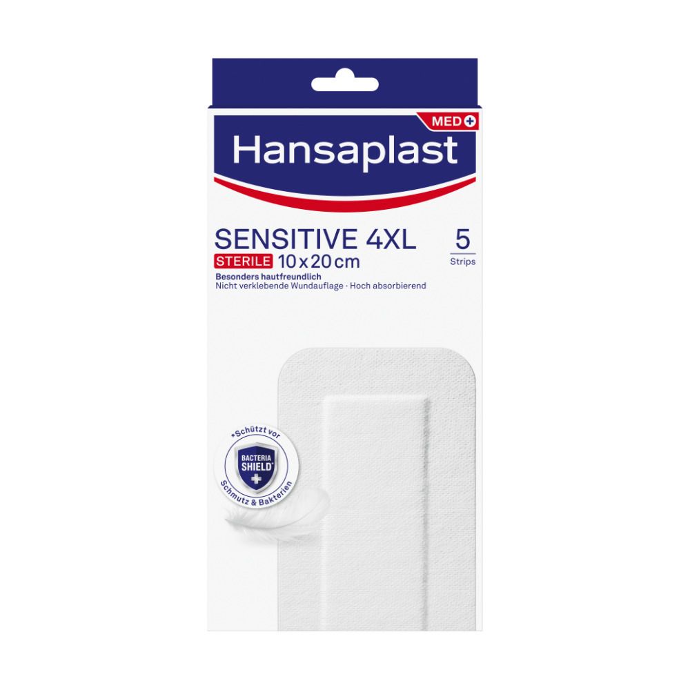 Image of Hansaplast Sensitive 4XL, 10 cm x 20 cm