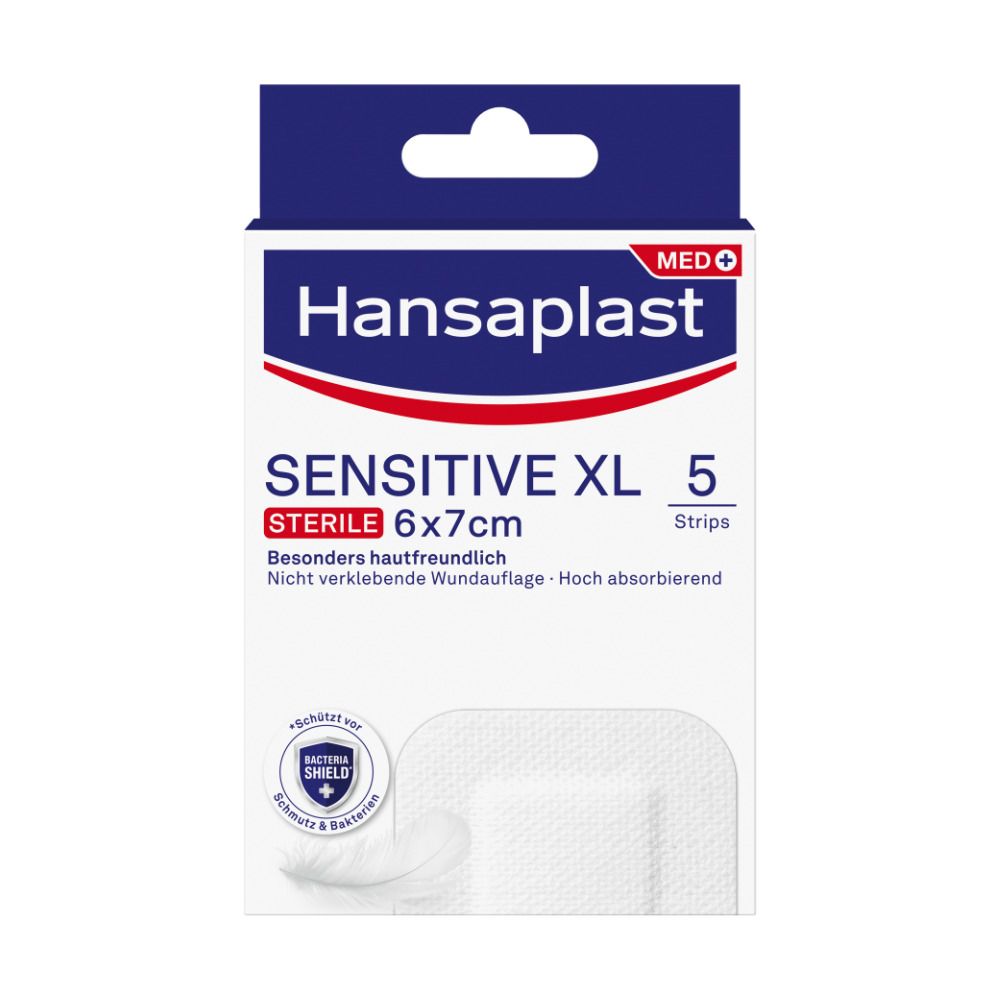 Image of Hansaplast Sensitive XL 6 x 7 cm