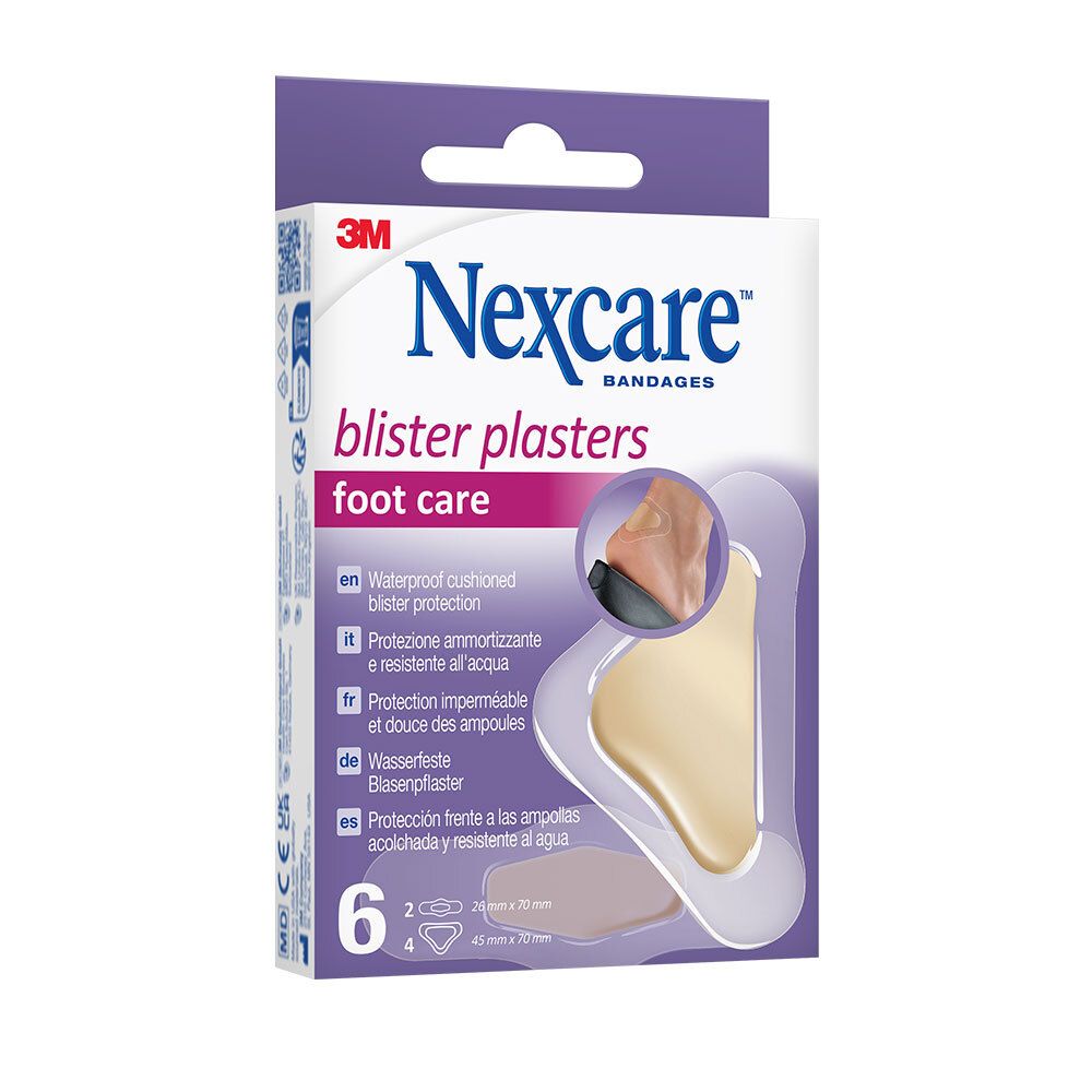 Image of Nexcare® blister plasters foot care