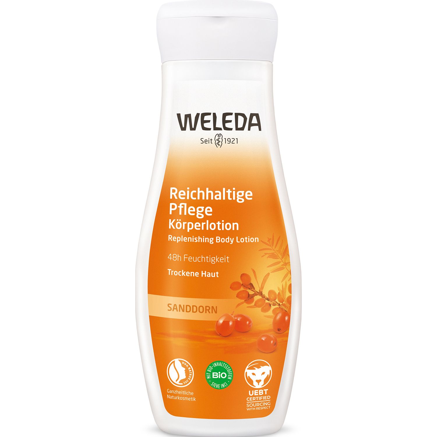 Weleda Sanddorn Reichhaltige Pflege Körperlotion