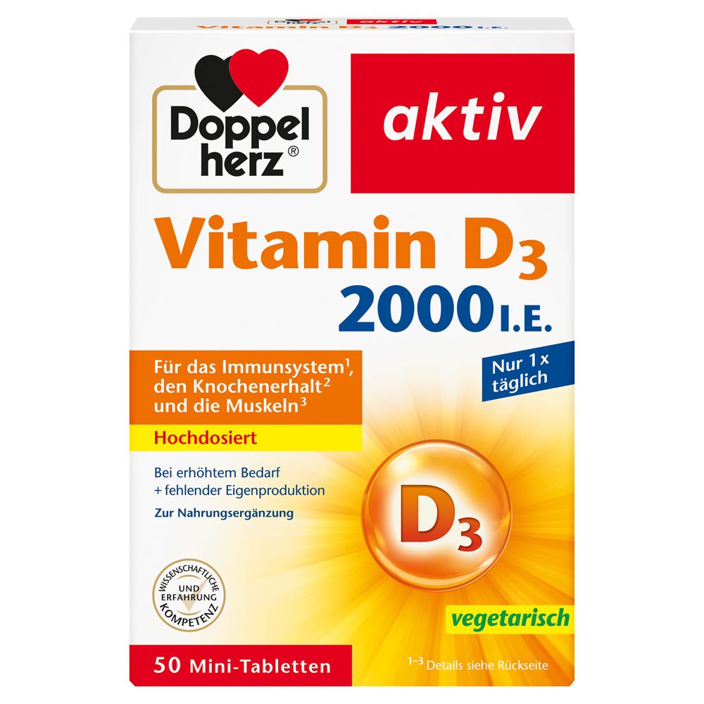 Doppelherz® aktiv Vitamin D3 2000 I.E.