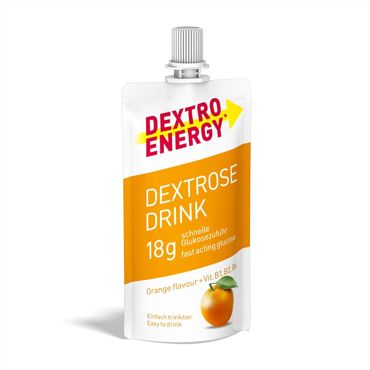 Image of Dextro Energy Dextrose Drink Orange – 24g Kohlenhydrate