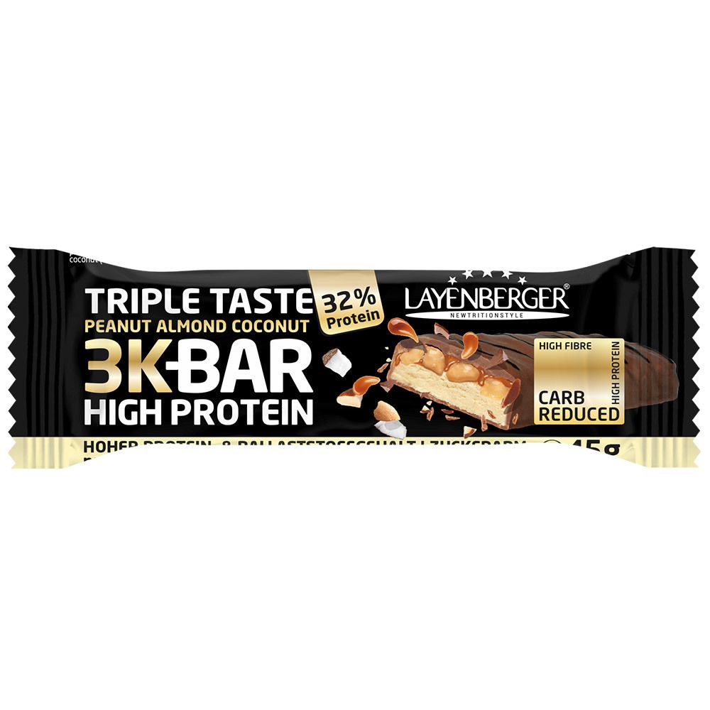 Image of LAYENBERGER® Triple Taste Erdnuss Mandel Kokos 3K High Protein Bar