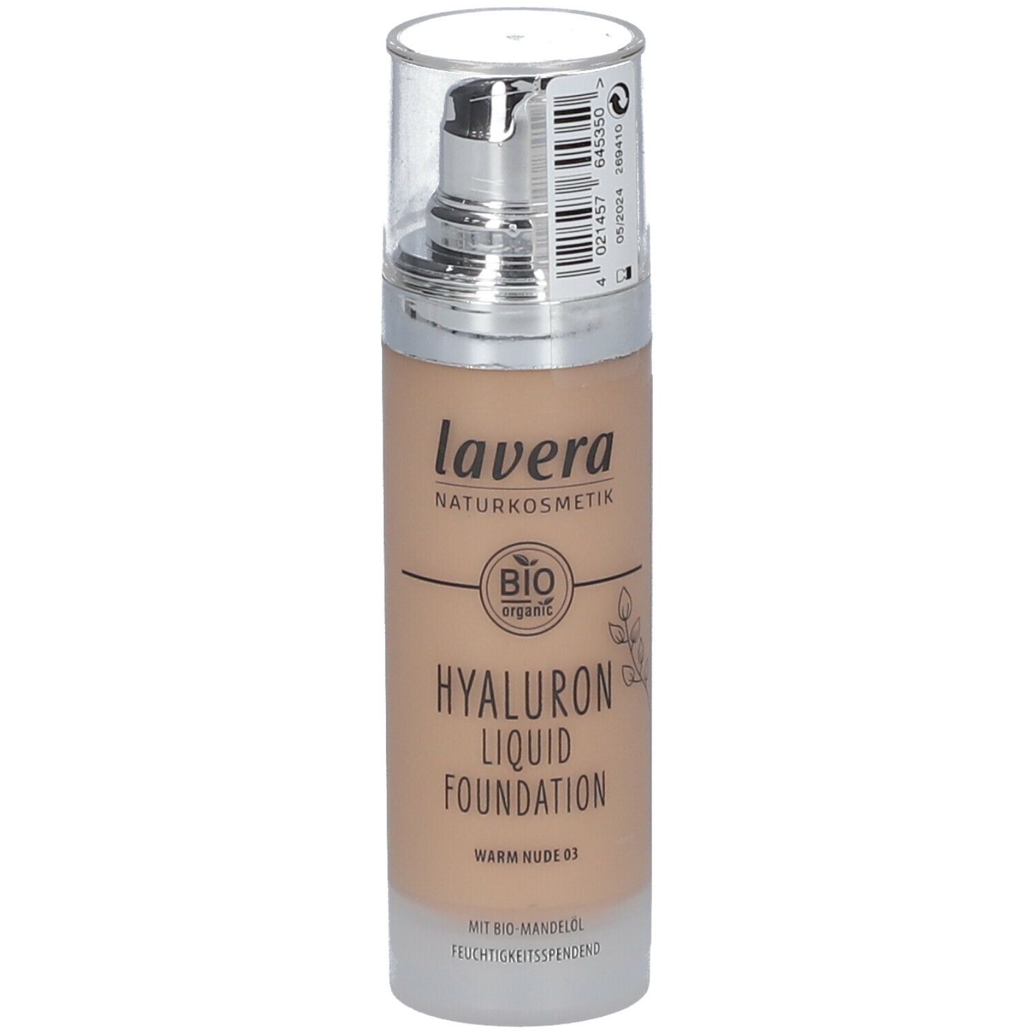 lavera Hyaluron Liquid Foundation Warm Nude