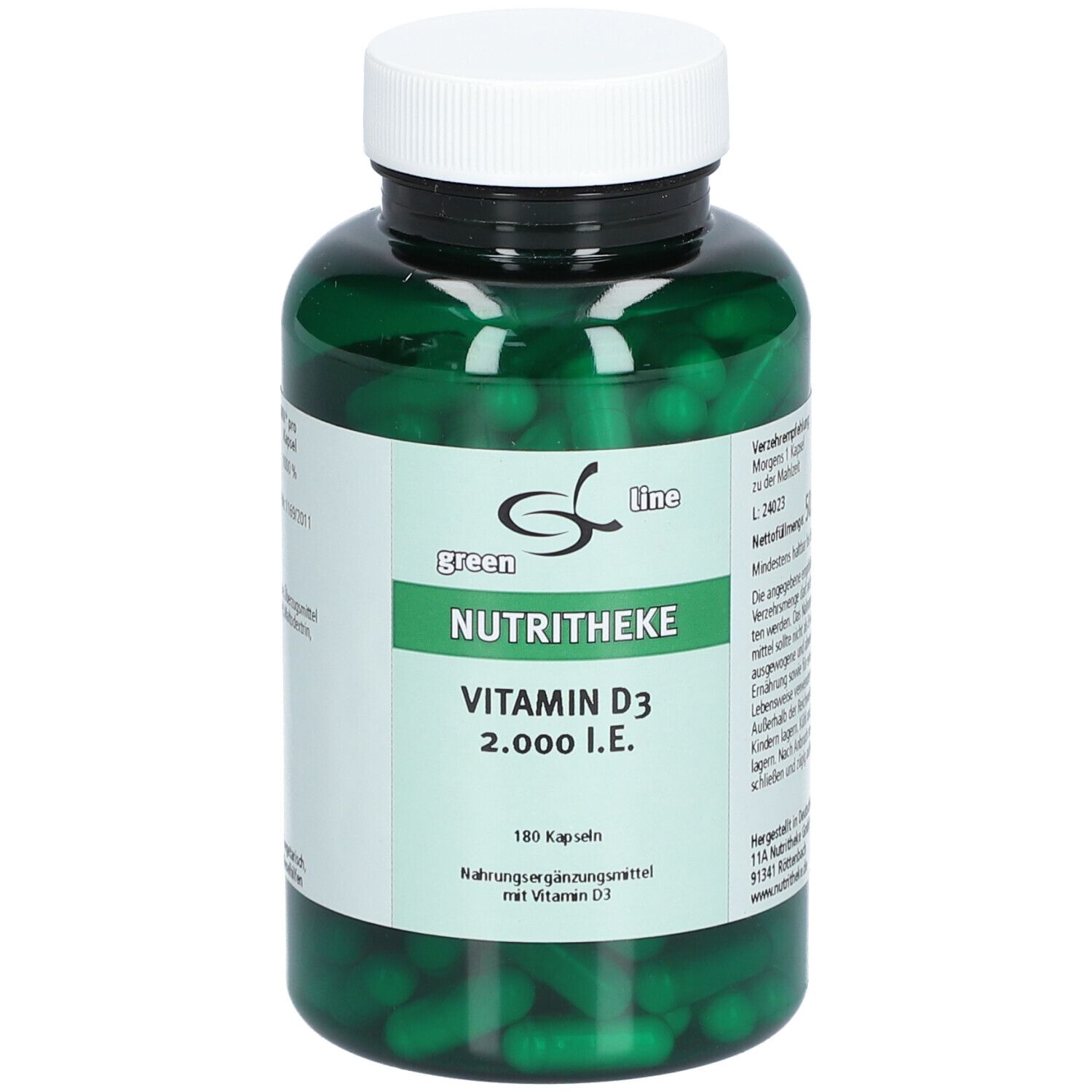 green line Vitamin D3 2000 I.E.