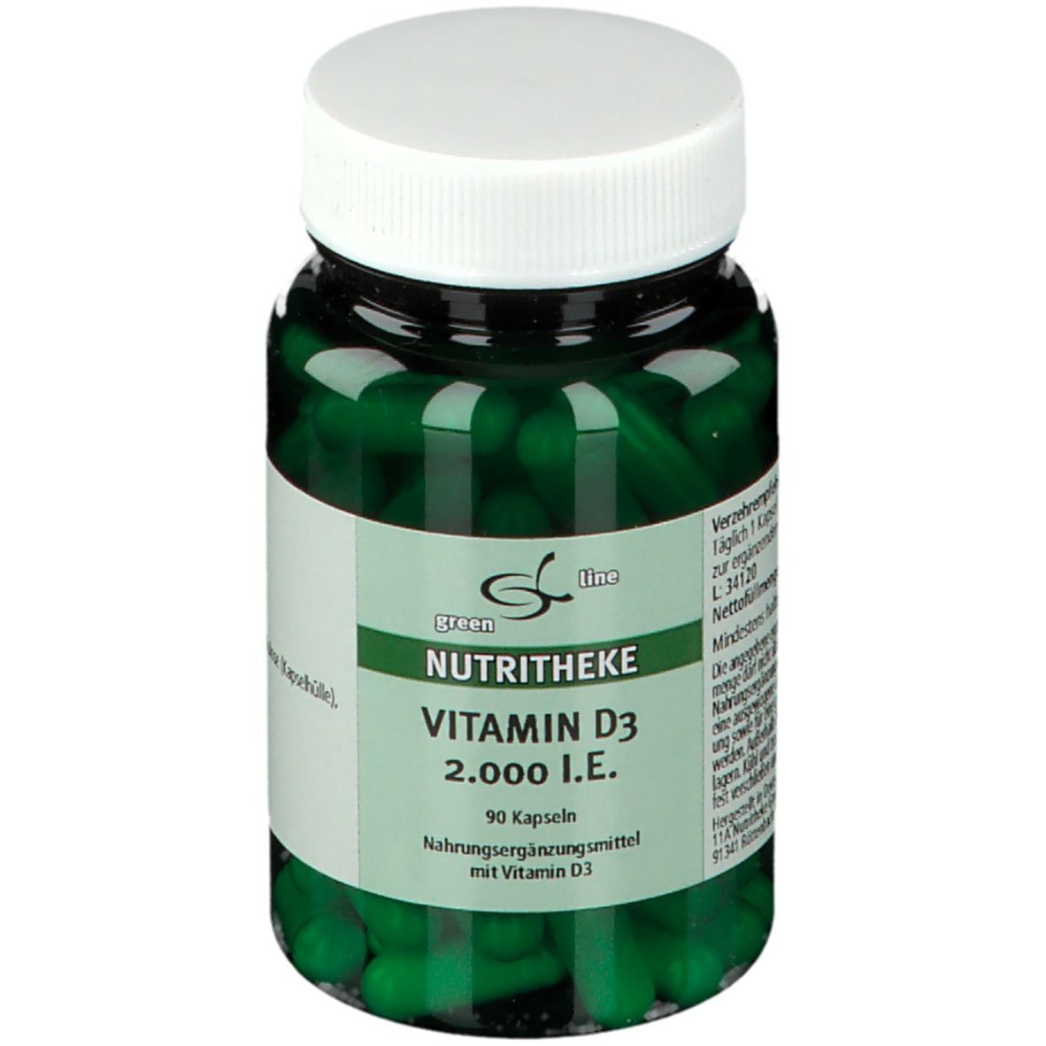 green line Vitamine D3 2000 I.E.