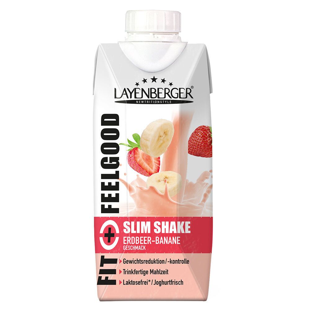 LAYENBERGER® SLIM SHAKE ERDBEER-BANANE
