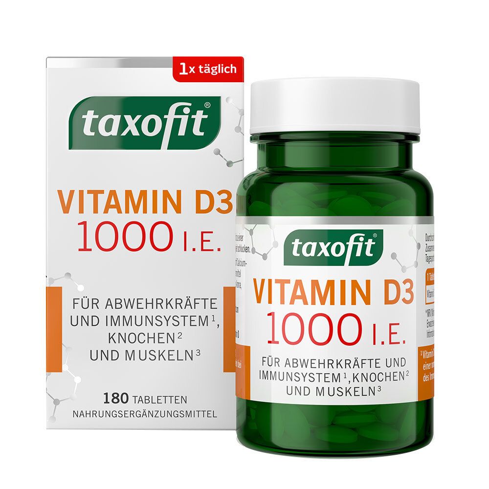 taxofit® VITAMIN D3 1000 I.E.