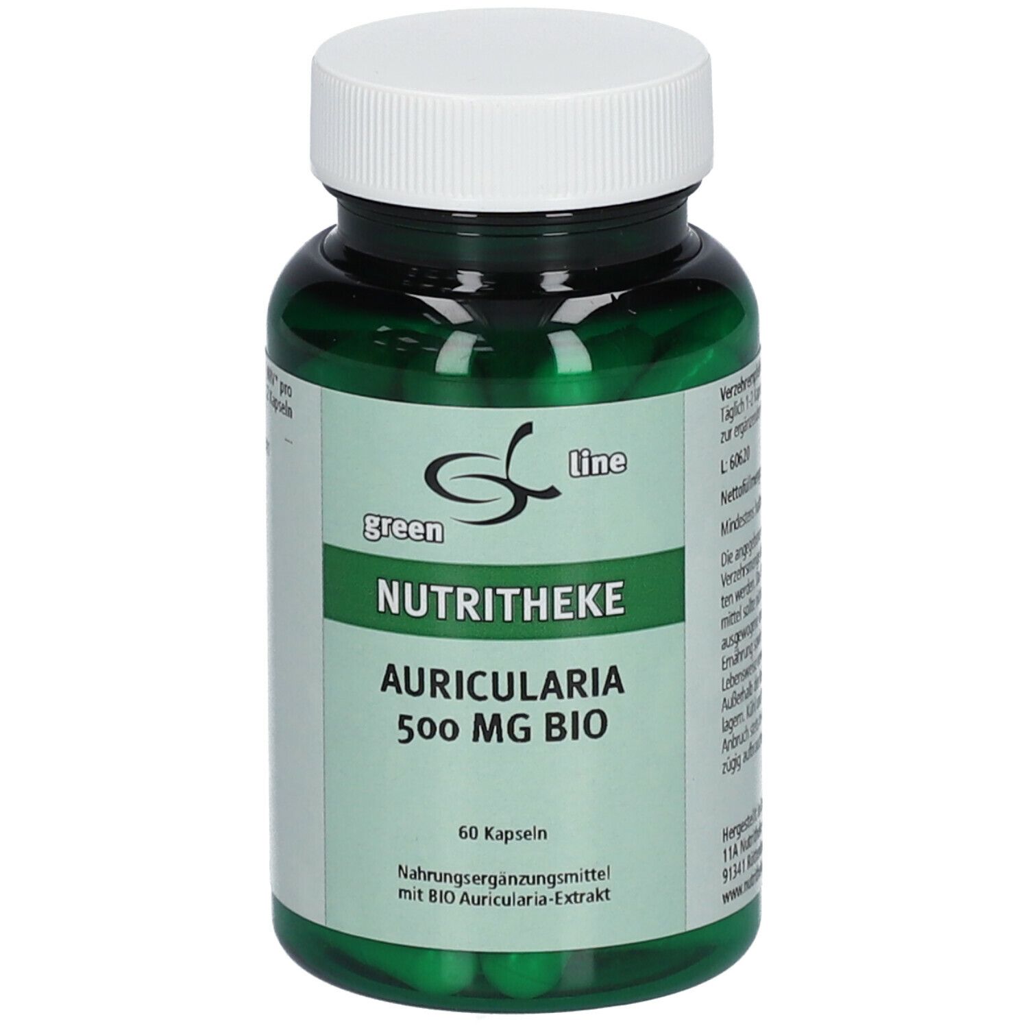 Image of green line AURICULARIA 500 mg BIO