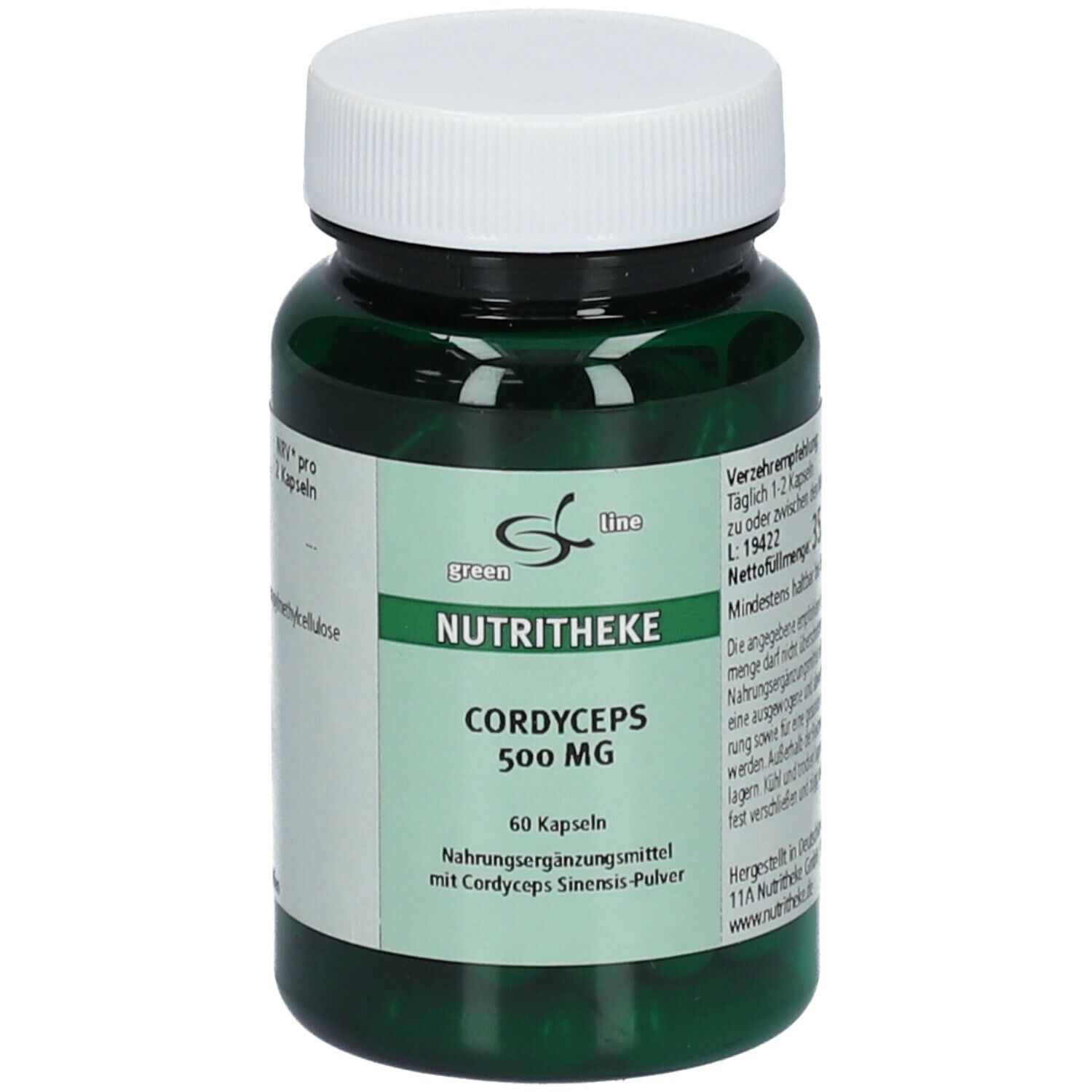 Image of green line CORDYCEPS 500 mg