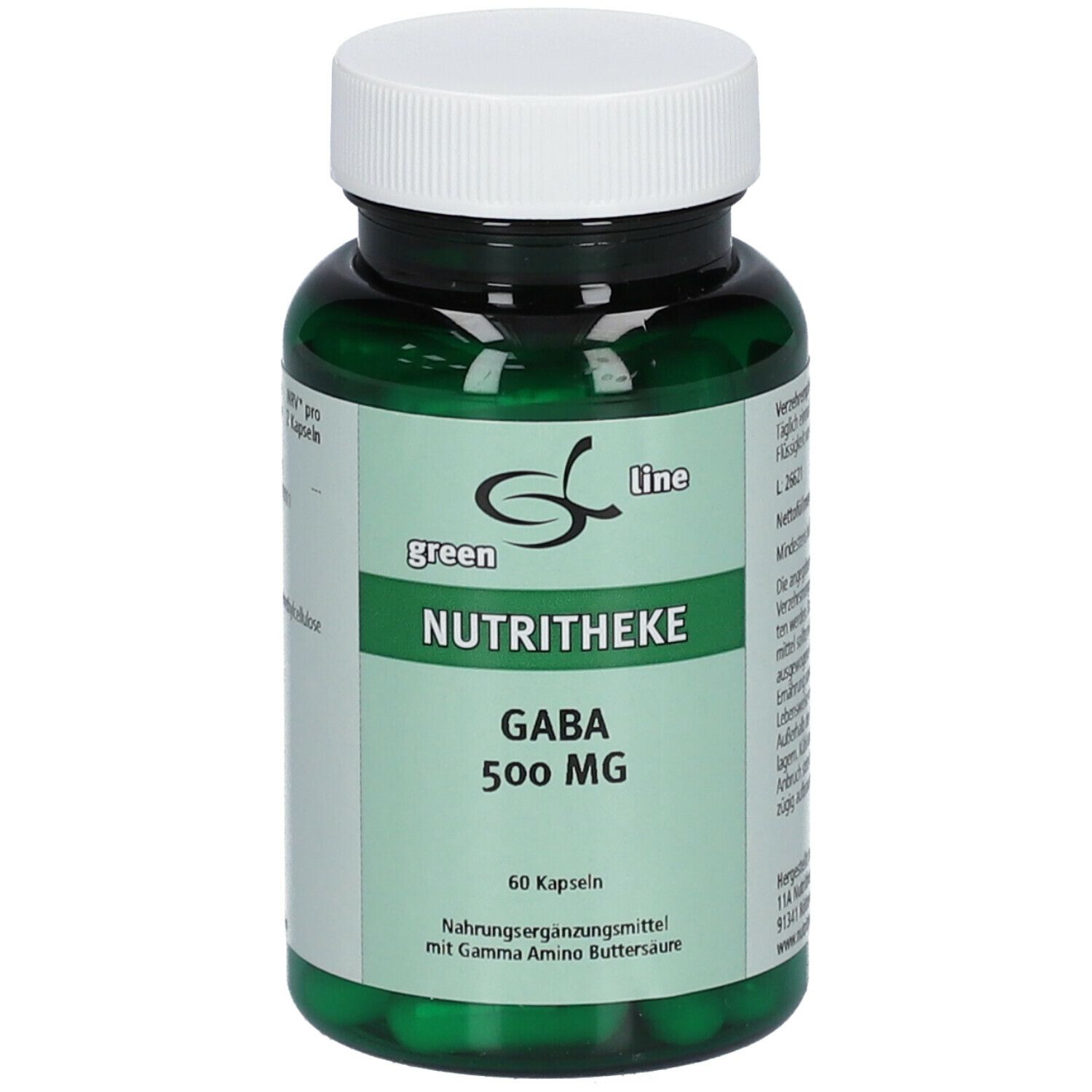 Image of green line GABA 500 mg