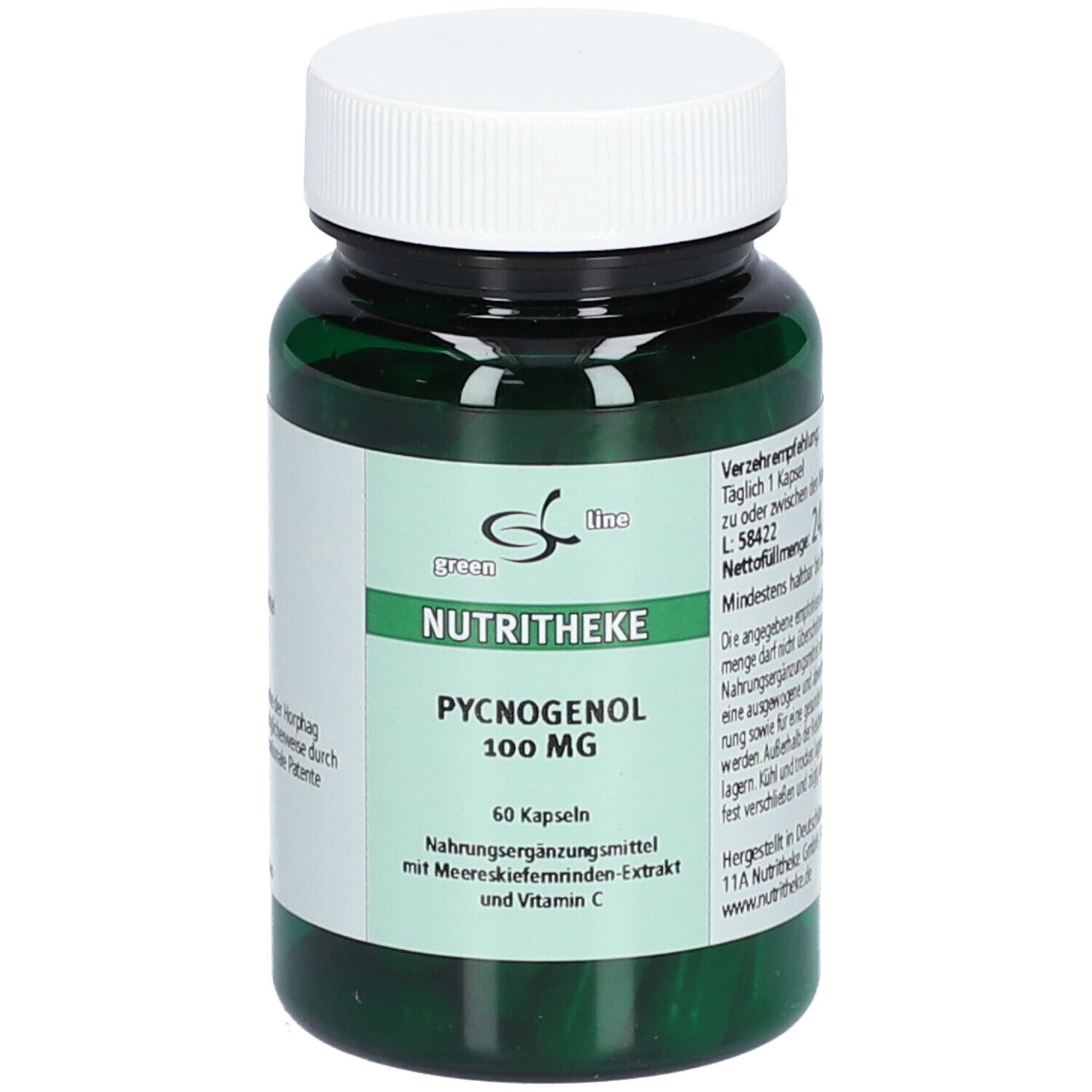 Image of green line PYCNOGENOL 100 mg