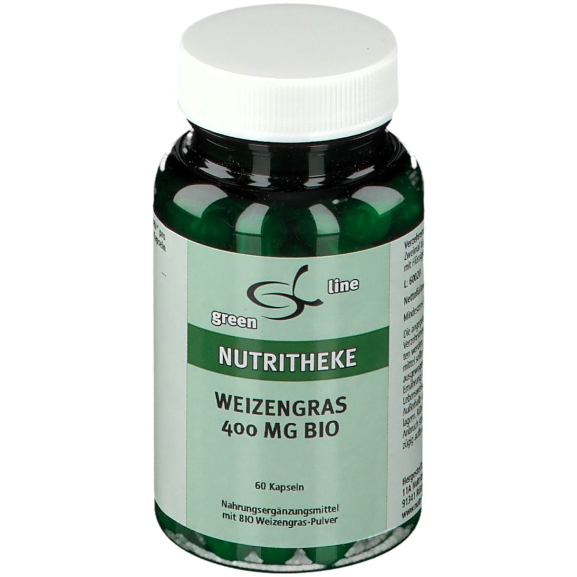 Image of green line WEIZENGRAS 400 mg BIO