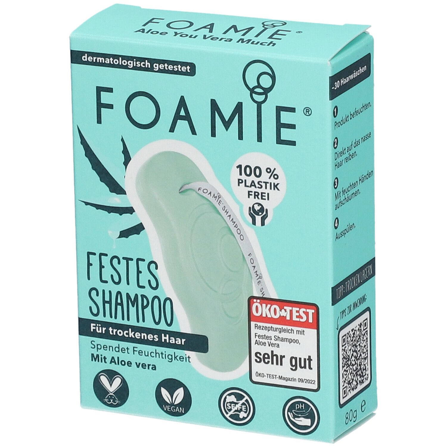FOAMIE® Festes Shampoo Aloe Vera