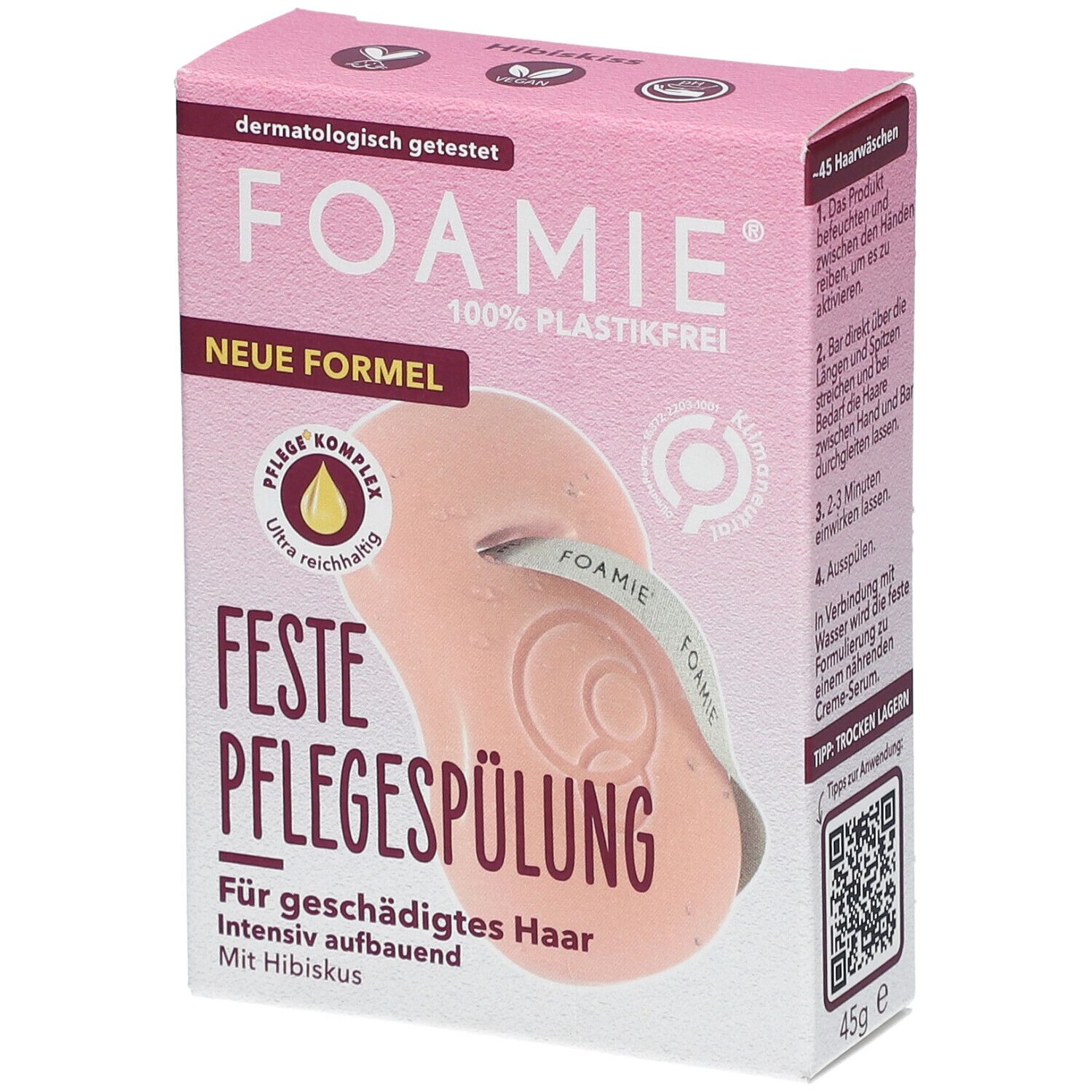 FOAMIE® Fester Conditioner Hibiskus